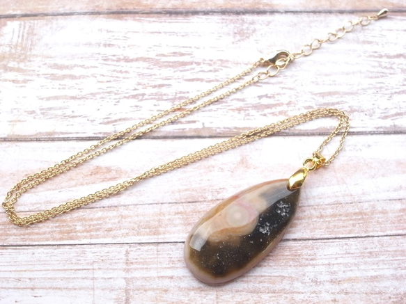 項鍊 Ocean Jasper Drop 9 第3張的照片