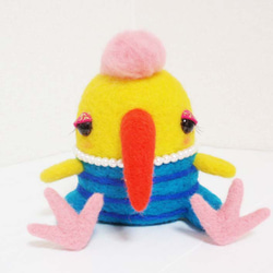 とりピエロ 羊毛フェルト Yukiahi 通販 662277｜Creema(クリーマ)