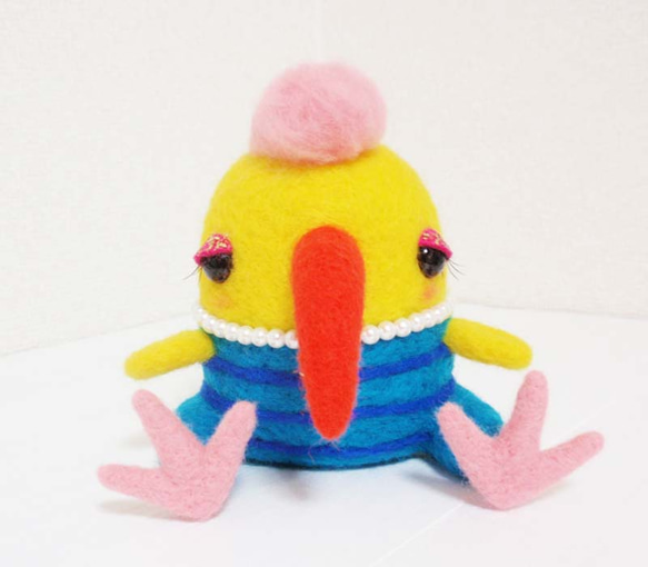 とりピエロ 羊毛フェルト Yukiahi 通販 662277｜Creema(クリーマ