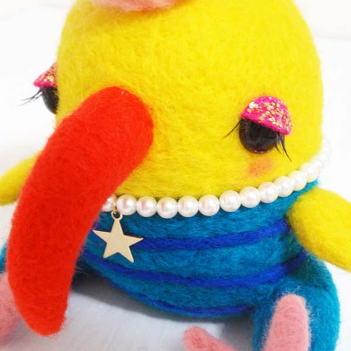 とりピエロ 羊毛フェルト Yukiahi 通販 662277｜Creema(クリーマ