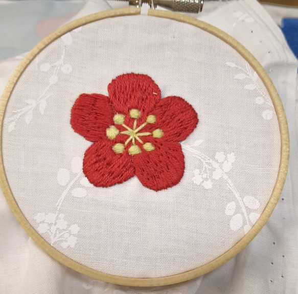 刺繍図案（梅） 1枚目の画像