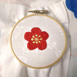 刺繍図案（梅） 2枚目の画像