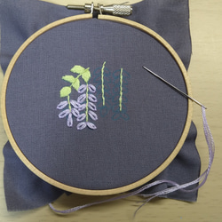 刺繍図案（藤） 3枚目の画像