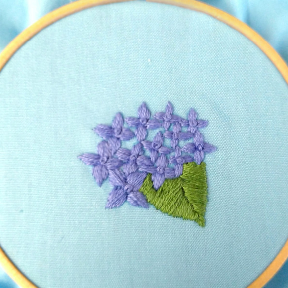 刺繍図案（紫陽花） 編み図・パターン Rana. 通販 11839314
