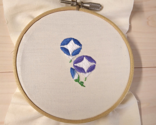 刺繍図案（朝顔） 編み図・パターン Rana. 通販 12199620