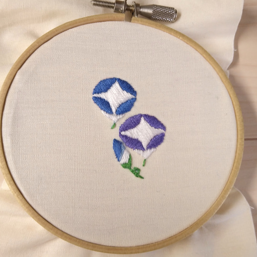刺繍図案（朝顔） 編み図・パターン Rana. 通販 12199620