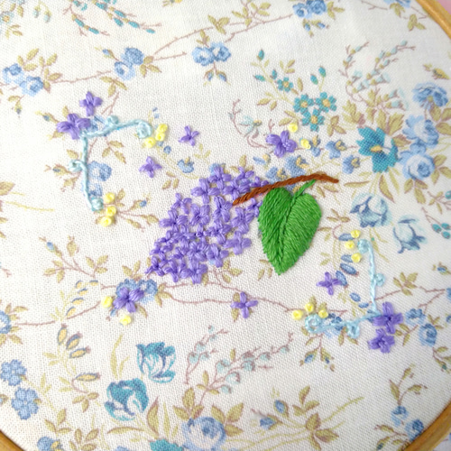 刺繍図案（ライラック） 編み図・パターン Rana. 通販 12281695