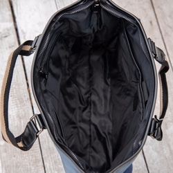 トートバッグ ショルダーバッグ シンプル 鞄 バッグ A4対応 ハンドバッグ ハンドメイド  レジャーバッグ レディース 4枚目の画像