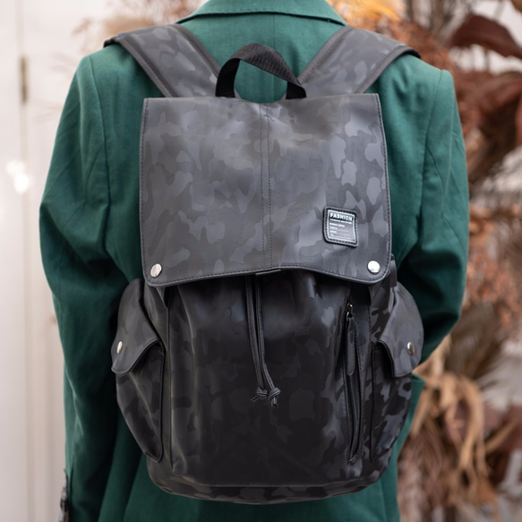 リュック リュックサック ショルダーバッグ シンプル 鞄 バッグ A4対応 ハンドバッグ ハンドメイド レジャーバッグ 1枚目の画像