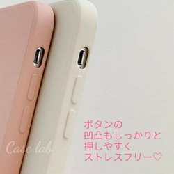 iphone12 mini iphone12pro iphone11pro*スマホケース　ハート iPhoneケース　白 3枚目の画像