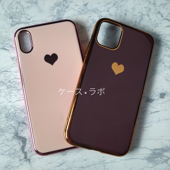 即納アリ*iphoneSE2*スマホケース　ハート水色 iPhoneケース iPhone11pro iphone11 10枚目の画像