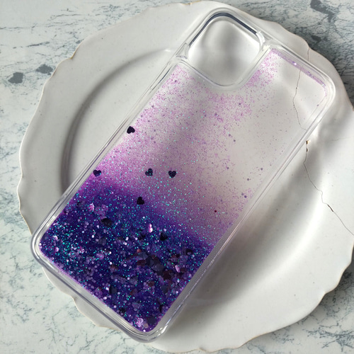 スマホケース/キラキラホログラム/シリコン ホログラムver 002 クラゲ スマホケース iPhoneケース iPhone16e