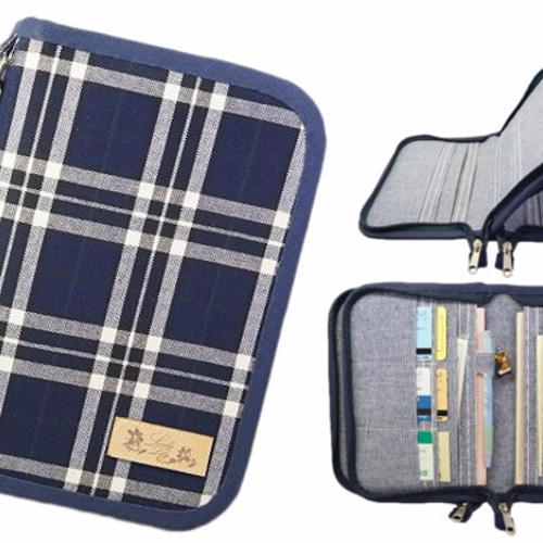 familiar 母子手帳ケース チェック柄 003 保障できる】 母子手帳ケース