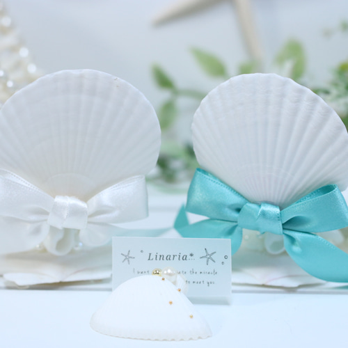 ☪︎⋆。˚ 送料無料 .. size 6cm ウェディング シェル リング