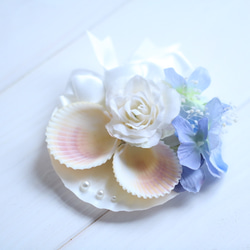 ☪︎⋆。˚ 送料無料 ..size 11cm 海辺のウェディング リング
