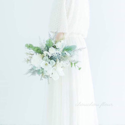 モクレンとシサルのナチュラルブーケ〜natural taste wedding dress〜 2枚目の画像