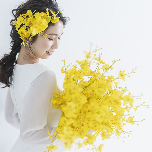 オンシジュームブーケ セット〜natural taste wedding 〜 ブーケ 