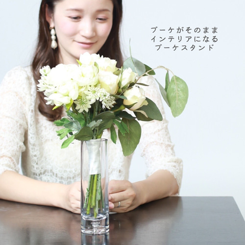 鈴蘭とユーカリブーケ 〜natural taste wedding 〜 ブーケ