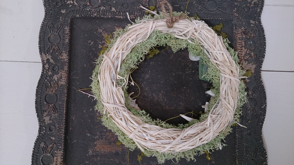 shell moss wreath 4枚目の画像