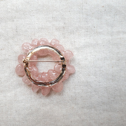 <再販×6>annabelle wreath brooch (pink) 5枚目の画像