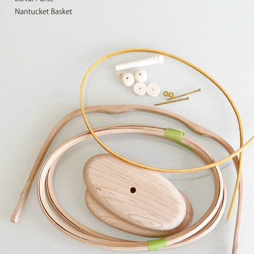 数量限定1点 夏の福袋』8Oval Purse /ナンタケットバスケット・ 材料8