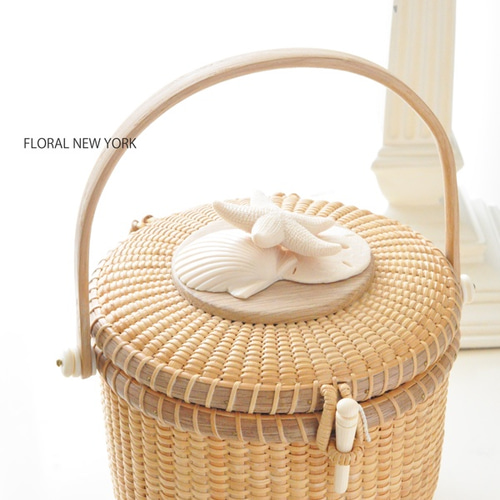 Creema限定☆Special Priceナンタケットバスケット】5インチラウンド  