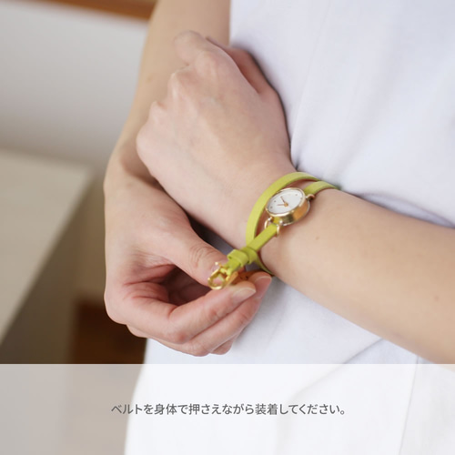 腕時計用革ベルト（シーブレーン腕時計専用 7mm幅２重巻き） 腕時計