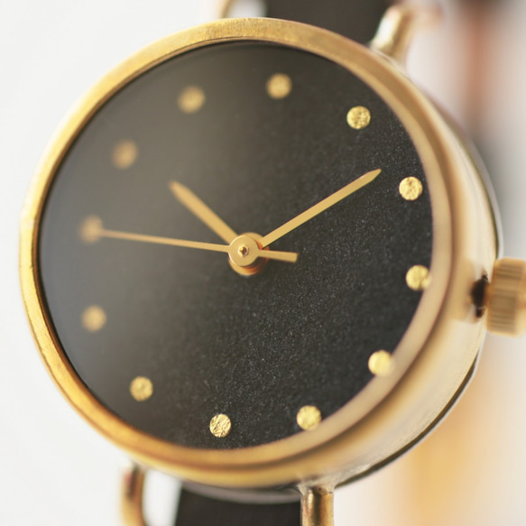 iroha 黒　真鍮シンプルケース 3枚目の画像