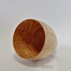 木の器 木製 W87mm×H90mm 200915.5 6枚目の画像