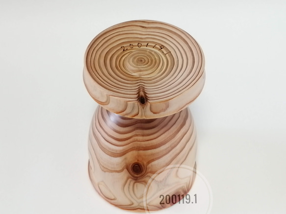 木の器 木製 W73mmxH100mm 200119.1 5枚目の画像