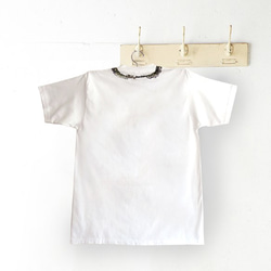 【送料無料】シロツメネックレスTシャツ（MENS/ホワイト） 3枚目の画像