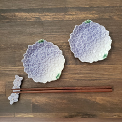 紫陽花小皿 2枚目の画像