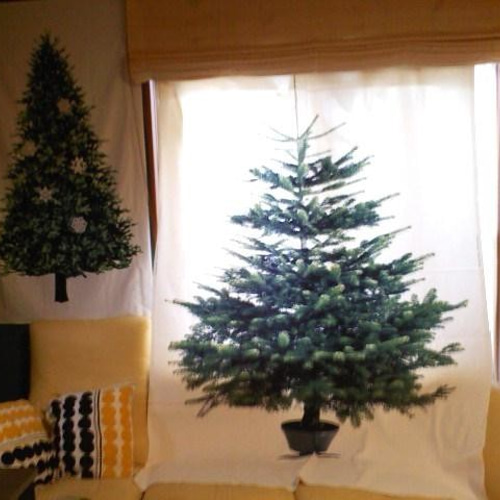 IKEA*イケア*クリスマスツリー＊タペストリーファブリック*北欧 生地