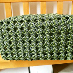 石畳編み 縦型バック 3枚目の画像