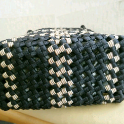 四つ畳み編みバッグ 2枚目の画像