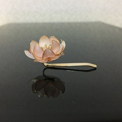 蓮花發鉤（小馬鉤）珍珠粉色 第3張的照片