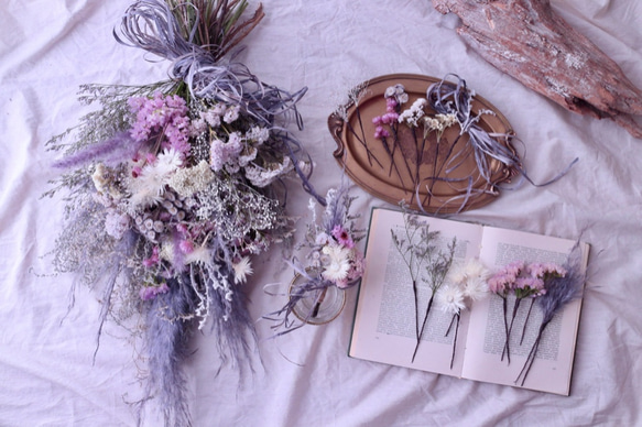 『夏の福袋』wedding bouquet & head parts [ブーケ×ブライダル×ウエディング] 1枚目の画像