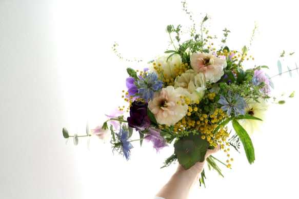 季節のお花を楽しむ会　4月　ハーブブーケ 6枚目の画像