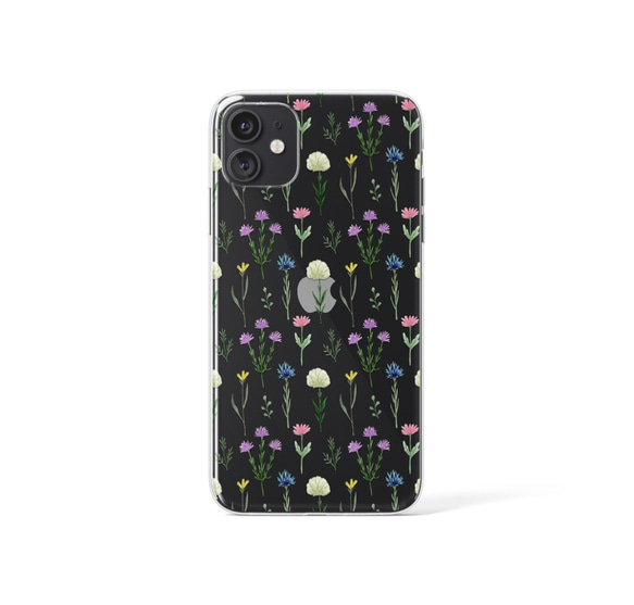 可憐な野花　クリア　スマホケース iPhone12 11Pro アイフォン8 7 6 7枚目の画像