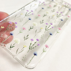 可憐な野花　クリア　スマホケース iPhone12 11Pro アイフォン8 7 6 8枚目の画像