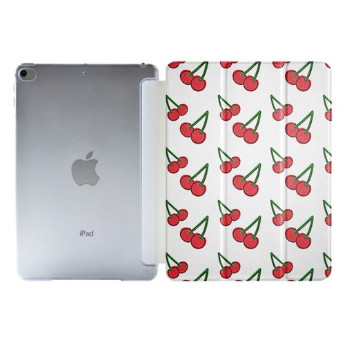 軽量】さくらんぼ柄 3カラー iPadケース アイパッド iPadカバー iPad