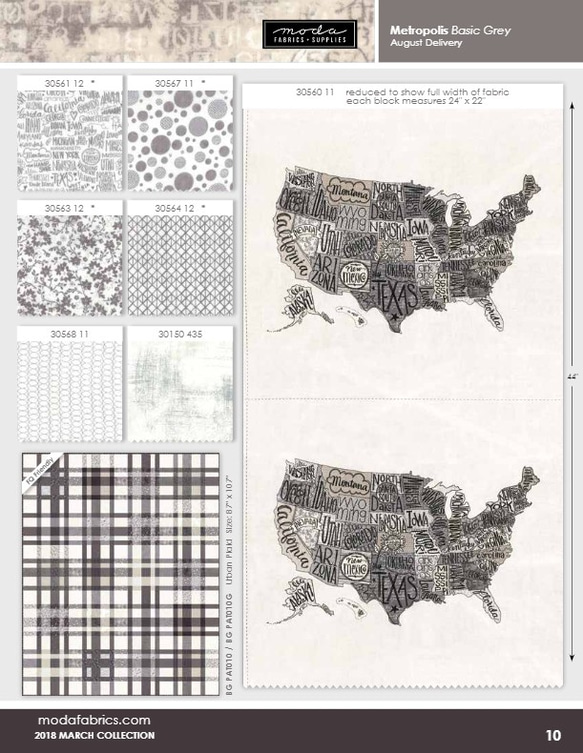 USA  moda 「Metropolis by Basic Grey」 (30561-12(A)16(B)18(C)) 6枚目の画像