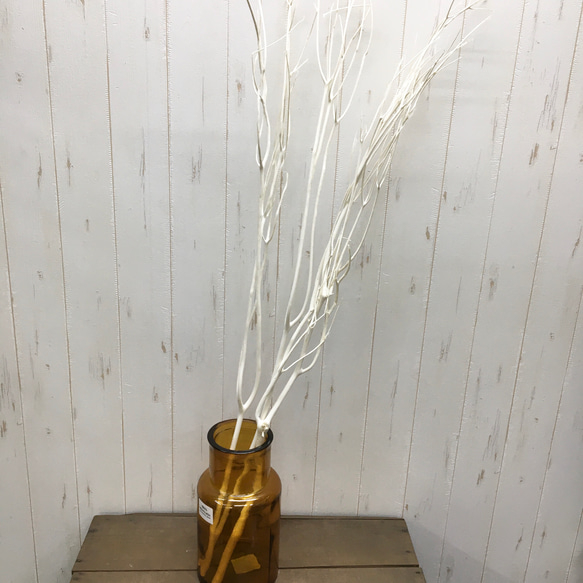 花瓶口が広い  ドライフラワー  枝物・ドライ・生花  花瓶/アンバー　スパイス社 6枚目の画像