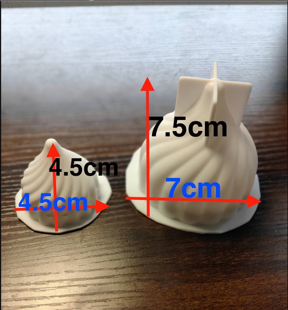 1.メレンゲ型 メレンゲクッキー型 シリコンモールド ホイップ 韓国キャンドル 4枚目の画像