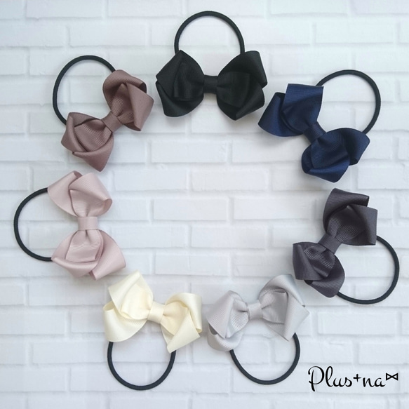 ふんわり♡小さめリボンヘアゴム【BC】 ヘアゴム Plus+na