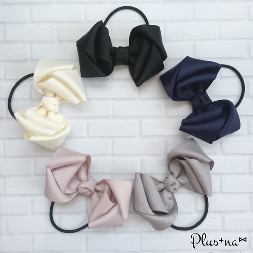 ふんわり♡ボリュームリボンヘアゴム【BC】 ヘアゴム Plus+na Ribbon  