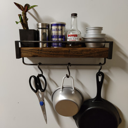 スパイスラック アイアン キッチンラック 棚・シェルフ・ラック IRON