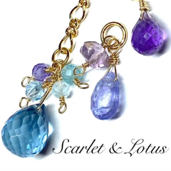 天然石 チャームセット(16kgf) ピアス（その他） Scarlet＆Lotus 通販