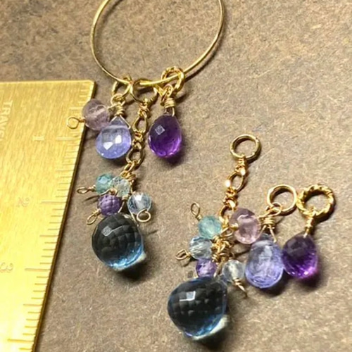 天然石 チャームセット(16kgf) ピアス（その他） Scarlet＆Lotus 通販