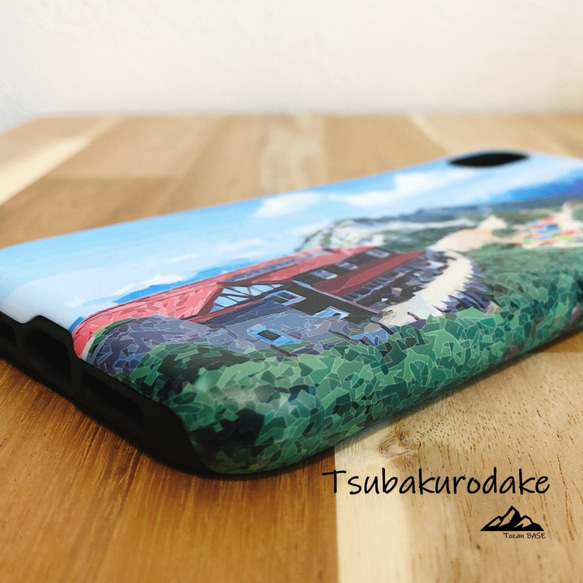 燕岳 燕山荘 iphone スマホケース アウトドア 登山 山 北アルプス 2枚目の画像